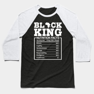 Juneteenth Black King Nutritional Facts, Melanin Dad Baseball T-Shirt